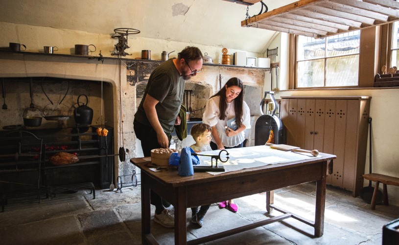 Museum kitchen at No.1 Royal Crescent